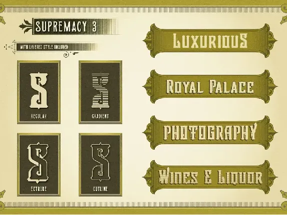 Victorian Supremacy font