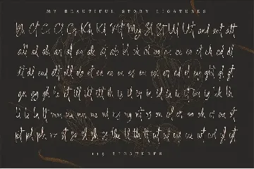 My Beautiful Story font