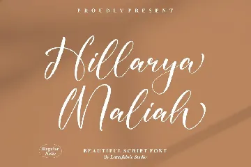 Hillarya Maliah Script Font