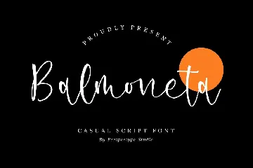 Balmoneta Casual Script Font