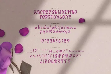 Violet - Bold Valentine Font