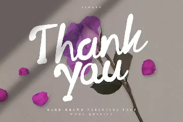 Violet - Bold Valentine Font