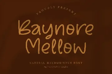 Baynore Mellow Natural Handwritten Font