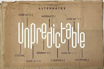 Unpredictable - Display Sans Font