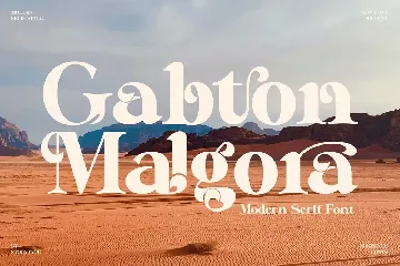 Gabton Malgora Serif Font