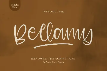 Bellamy Handwritten Script Font