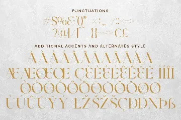 Glamore - Luxury Display Serif font