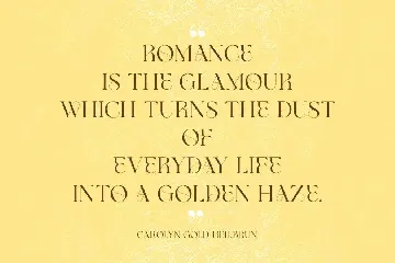 Glamore - Luxury Display Serif font