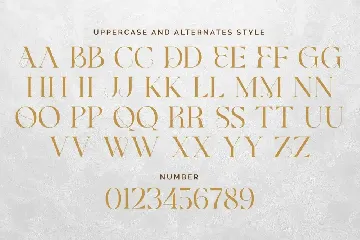 Glamore - Luxury Display Serif font