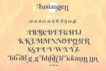 Austragen - Beautiful Display Serif font