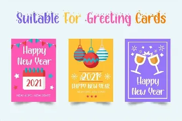 Happy New Year Party font