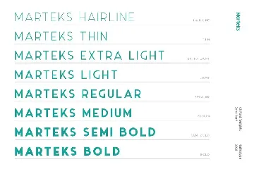 Marteks-Sans Serif Font Family