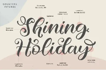 Shining Holiday font