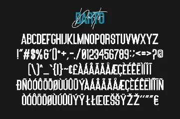 Darto Signature font