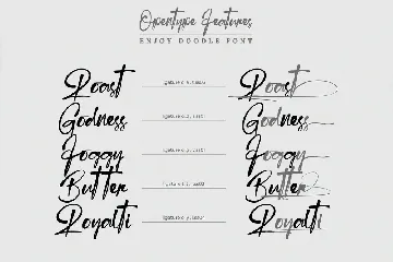 Enjoy Doodle font