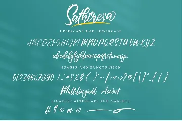 Sathiresa font