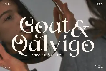 Goat Qalvigo Serif Font