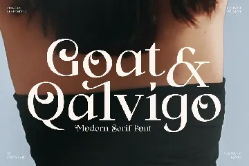 Goat Qalvigo Serif Font