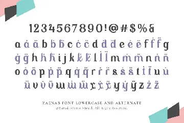 Zaenab - Serif Display Font