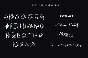 Heathers Handwritten Brush Font