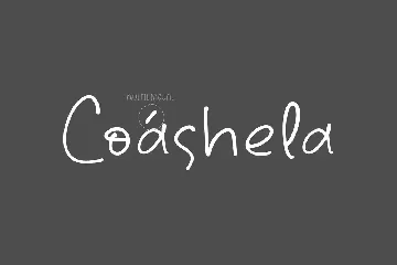 Coashela Notes Handwritten Font