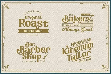 Bahemoth - Vintage Decorative Serif Font