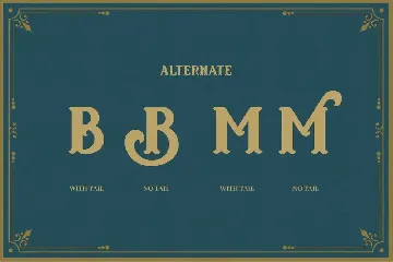 Bahemoth - Vintage Decorative Serif Font