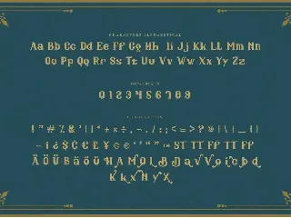 Bahemoth - Vintage Decorative Serif Font