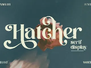 Hatcher Serif Display Font