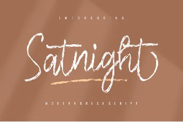 Satnight font