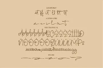 Datians Angela Monoline Signature Font