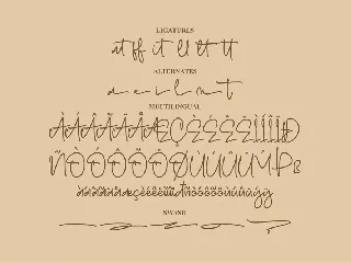 Datians Angela Monoline Signature Font