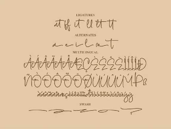 Datians Angela Monoline Signature Font