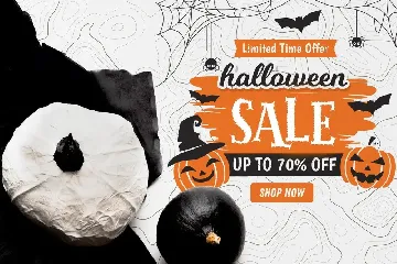 Monster - Halloween Typeface Font