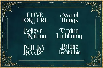 Bagiewise - Luxury Art Deco Typeface font