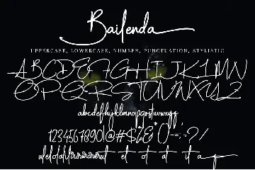 Bailenda font