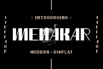 MENAKAR Font