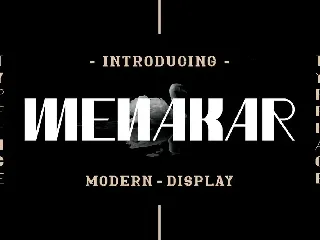 MENAKAR Font