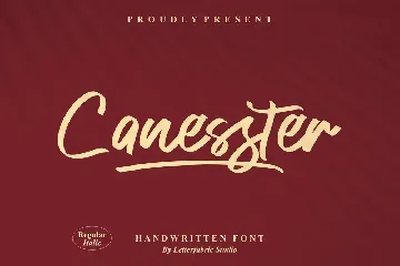 Canesster Handwritten Font