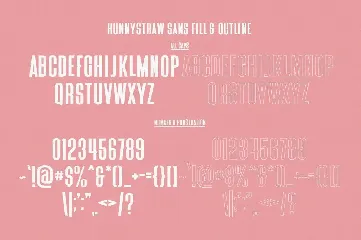 Hunny Straw Font Collection