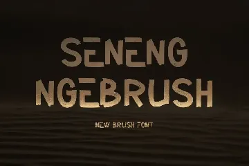 SenengNgebrush font