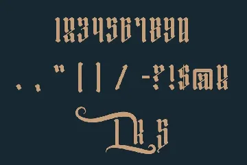 Salamon Kane Blackletter Display Font