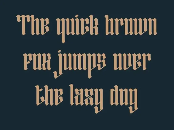 Salamon Kane Blackletter Display Font