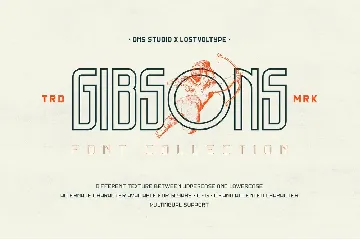 Gibsons Outline font