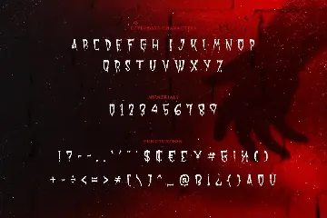 Bloody Mary - Bloody Thriller Typeface font