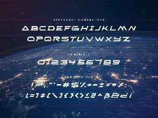 Cascade - Futuristic Display Typeface font