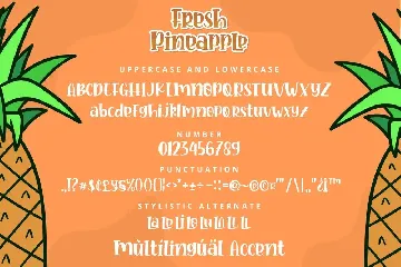 Fresh Pineapple font