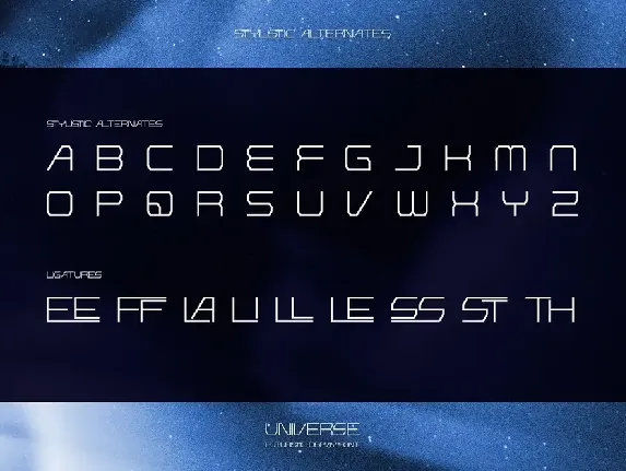 Universe font