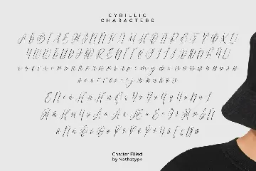 Chatter Filled font