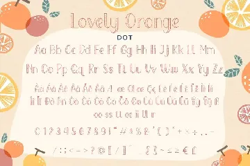 Lovely Orange - Playful Sans font